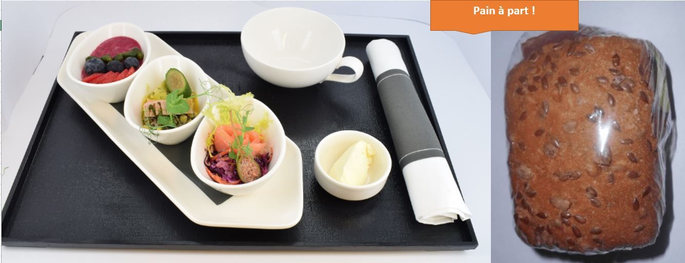 Reserver un repas sans gluten sur un vol Luxair