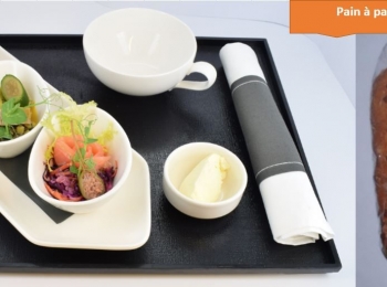 Reserve una comida sin gluten en un vuelo de Luxair