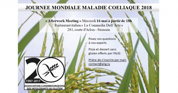 Día Mundial de la Enfermedad Celíaca 16 de mayo de 2018